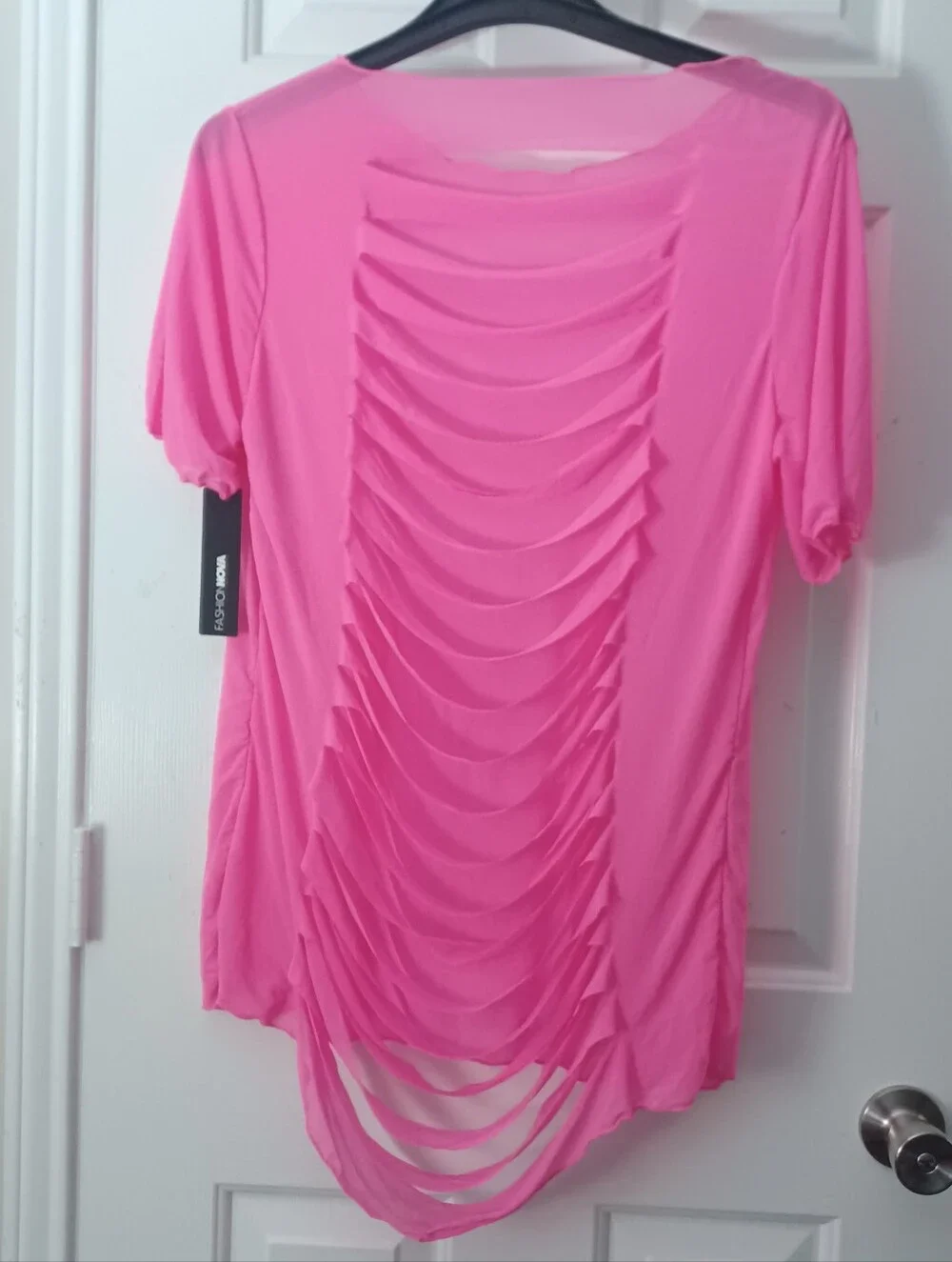 Ripped Cut Out Swim Cover Up Sz M